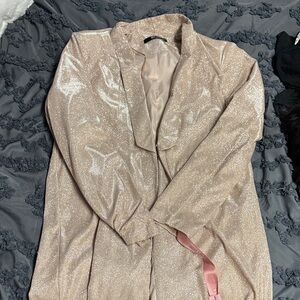 Sparkling champagne blazer